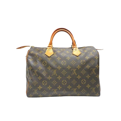 Louis Vuitton Brown Canvas Speedy 30 handbag bag