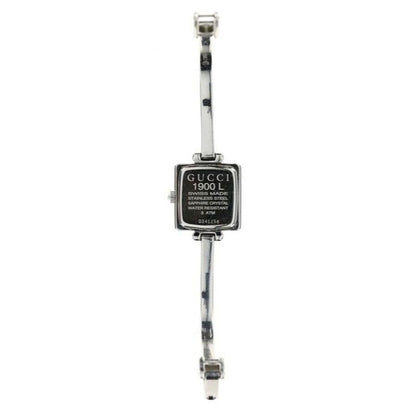 SALE! Gucci 1900L Series Square Blue Opalescent Stainless Steel Watch