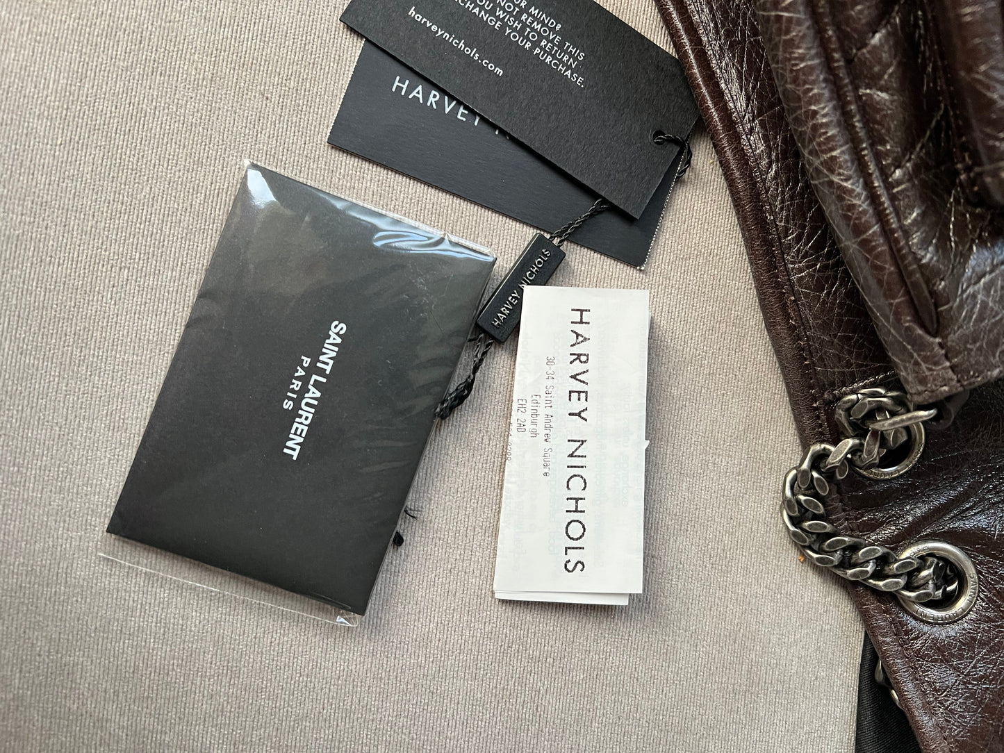 Yves Saint Laurent (YSL) Brown Medium Niki Chain Bag