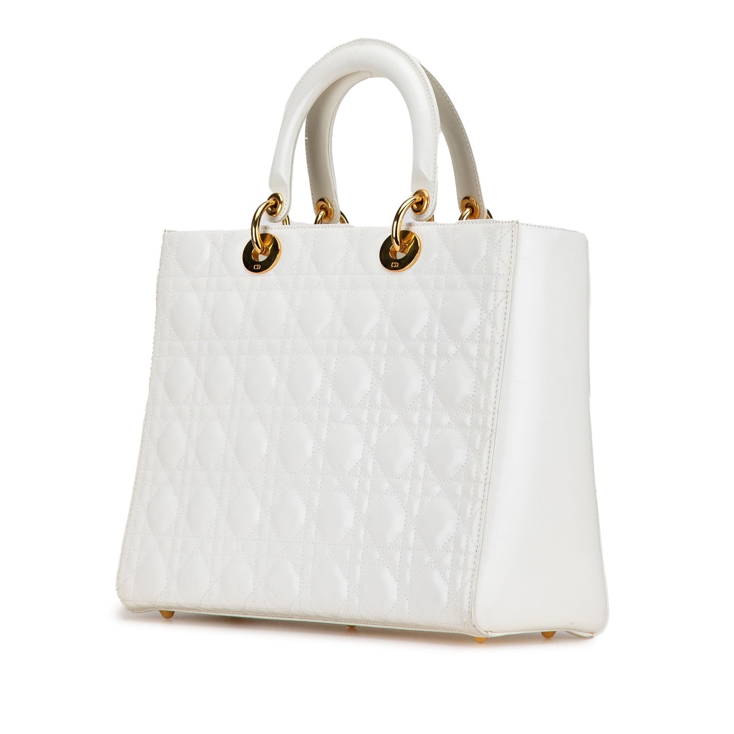 Large Lambskin Cannage Lady Dior