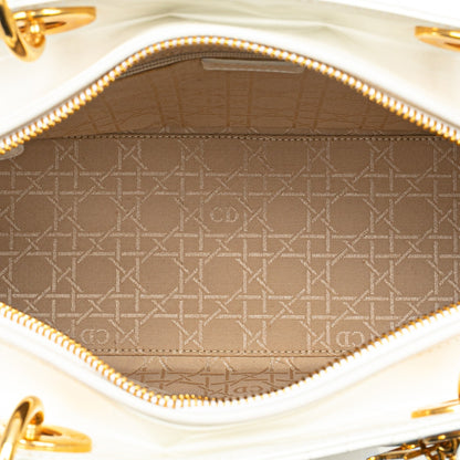 Large Lambskin Cannage Lady Dior