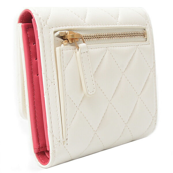 Chanel Matelassé Small Flap Wallet Leather Wallet