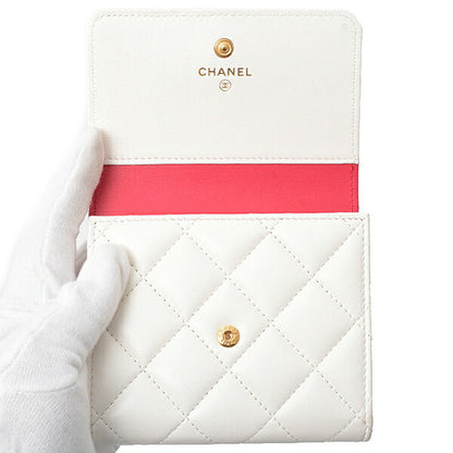 Chanel Matelassé Small Flap Wallet Leather Wallet