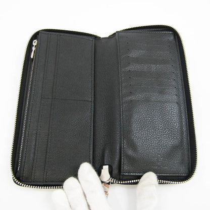 Louis Vuitton Black Leather Zippy Wallet Vertical wallet accessories