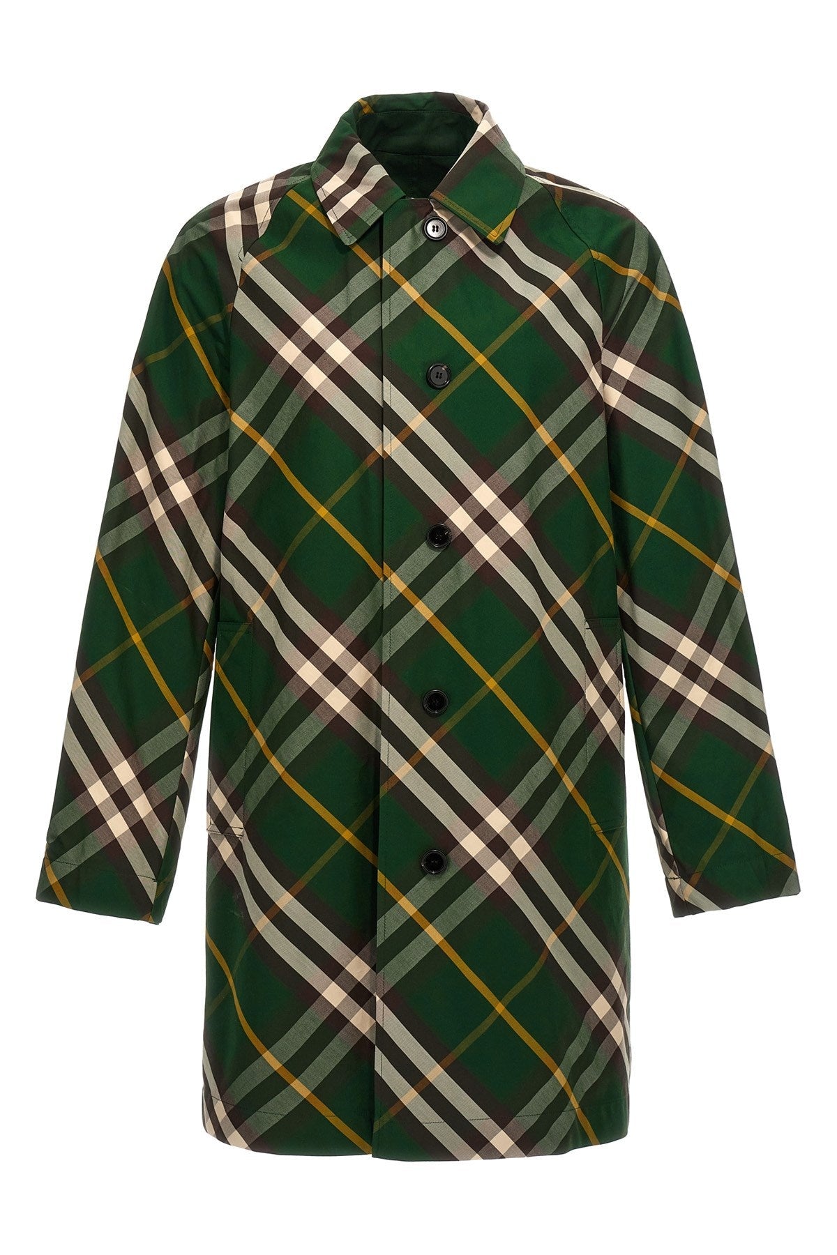 Burberry Men Medium Reversible Car Coat Check