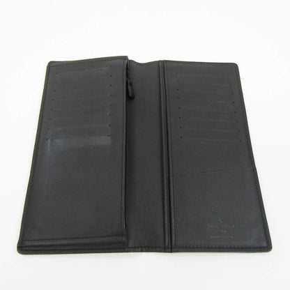 Louis Vuitton Black Canvas Portefeuille Brazza wallet accessories