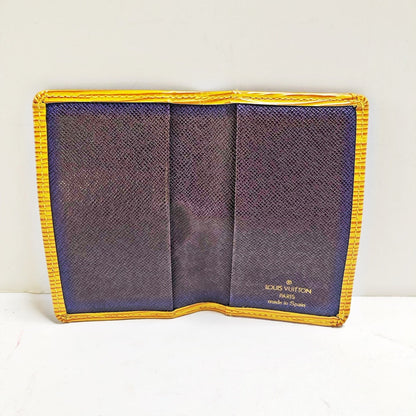 Louis Vuitton Yellow Leather Organizer de poche wallet accessories
