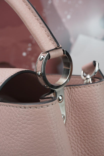 Louis-Vuitton Capucines Size BB Pink