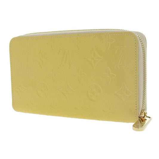 Louis Vuitton Yellow Patent leather Portefeuille zippy wallet accessories
