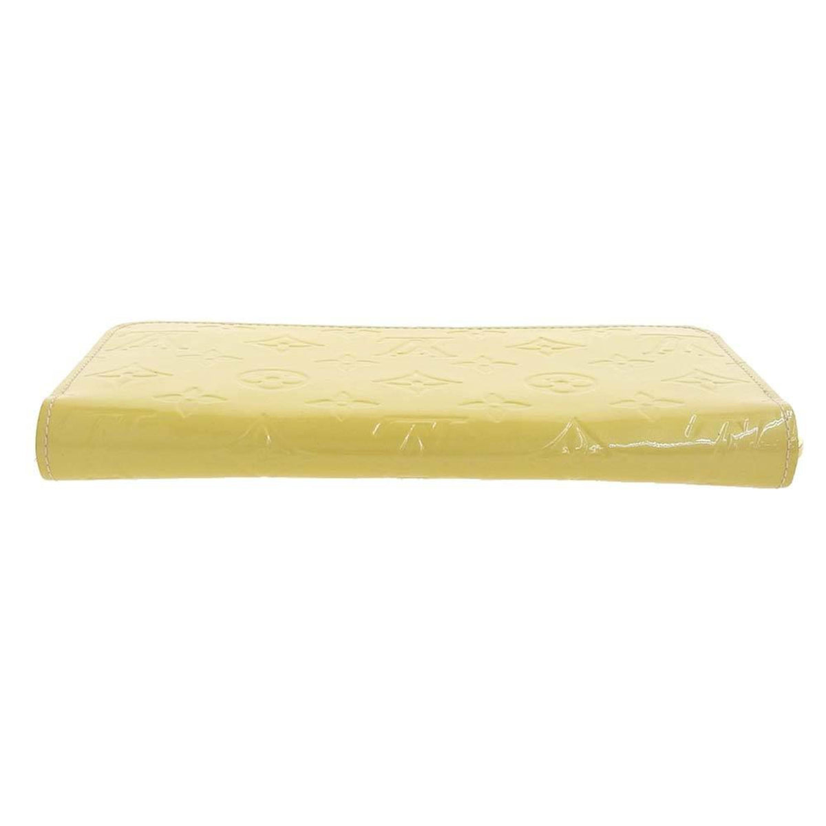 Louis Vuitton Yellow Patent leather Portefeuille zippy wallet accessories
