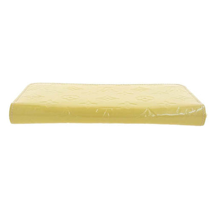 Louis Vuitton Yellow Patent leather Portefeuille zippy wallet accessories