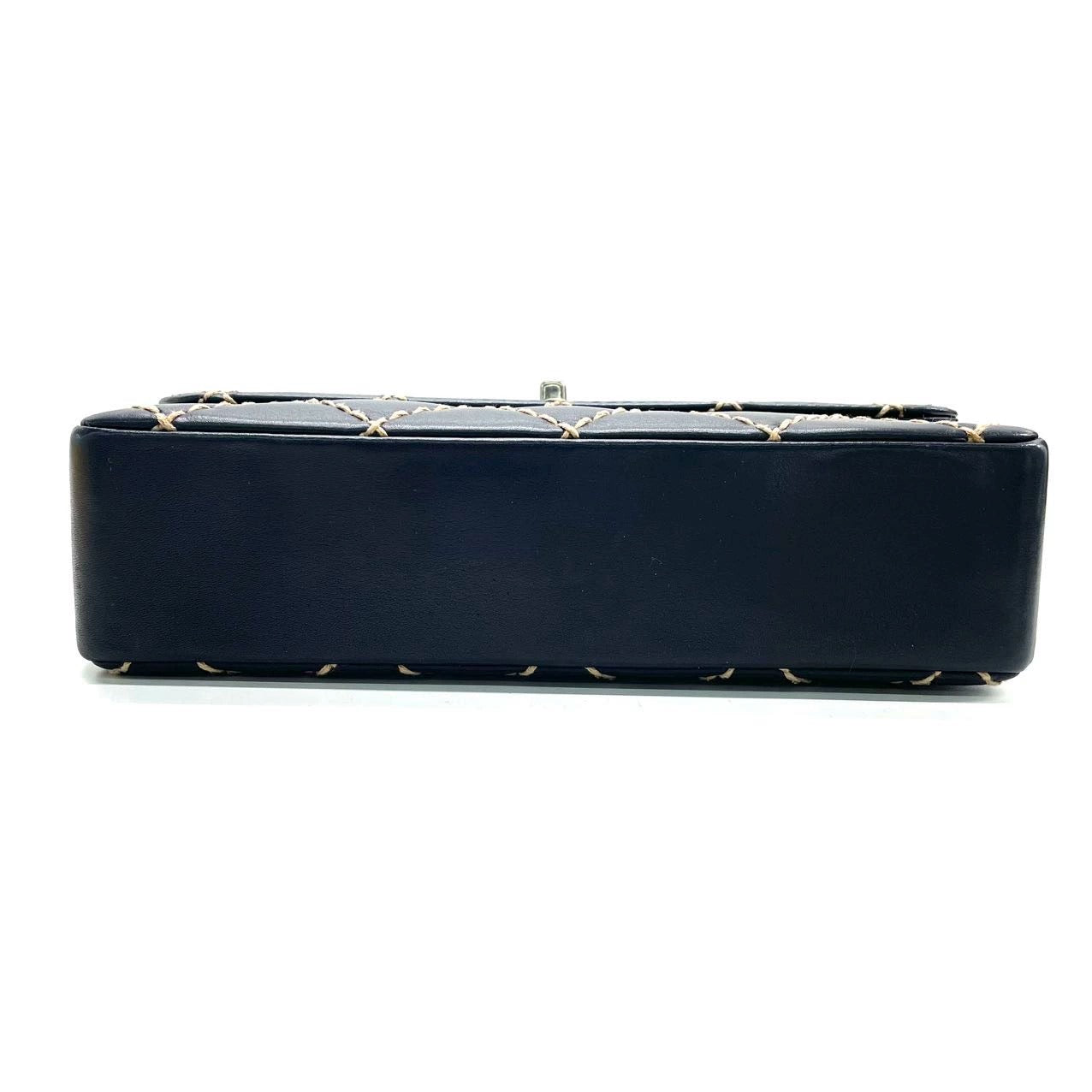 Chanel Wild Stitch Flap Black Leather with Stitching Detail 2000-2002