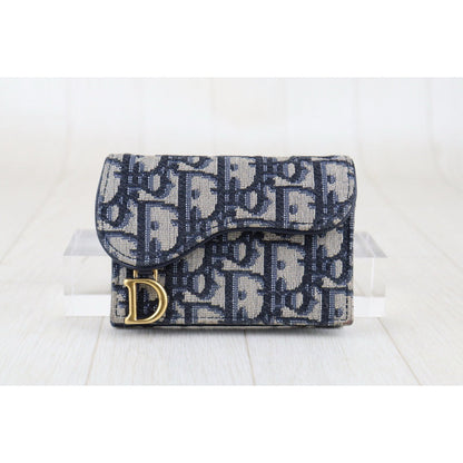 Good ( Rank AB)｜ Dior Trotter Trifold Card Holder ｜H25042211