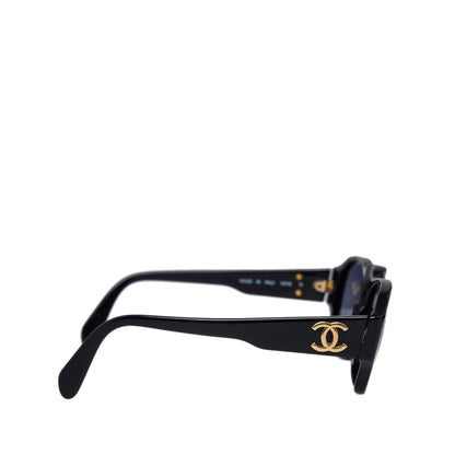 Chanel Vintage Cocomark Boston Gold  un Glasses 0006 Black   Chanel