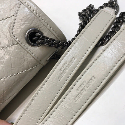 Yves Saint Laurent Niki Baby Chain Bag In Crinkled Vintage