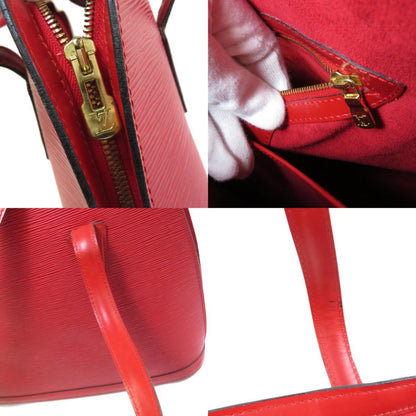 Louis Vuitton Red Leather Lussac shoulder bag