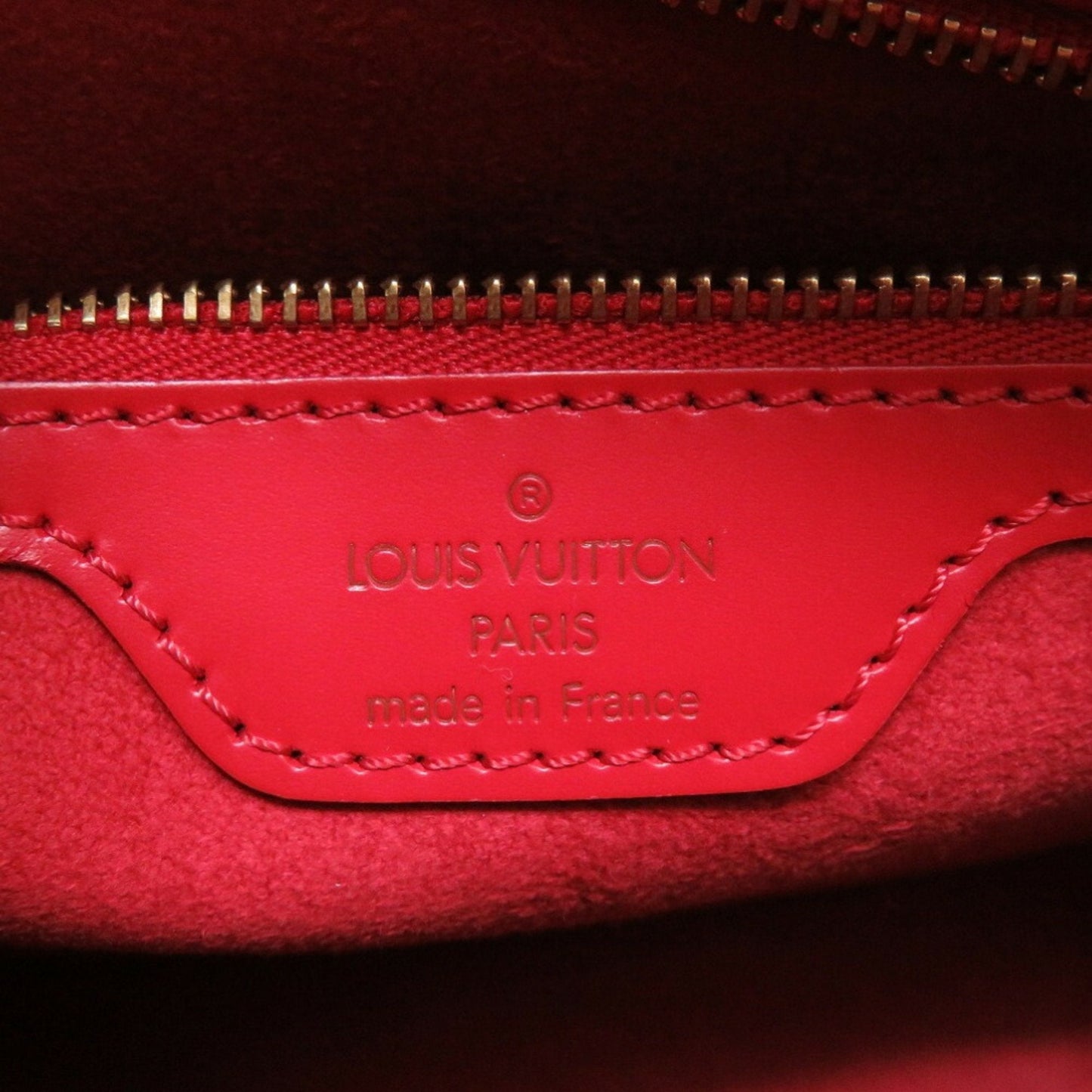 Louis Vuitton Red Leather Looping shoulder bag