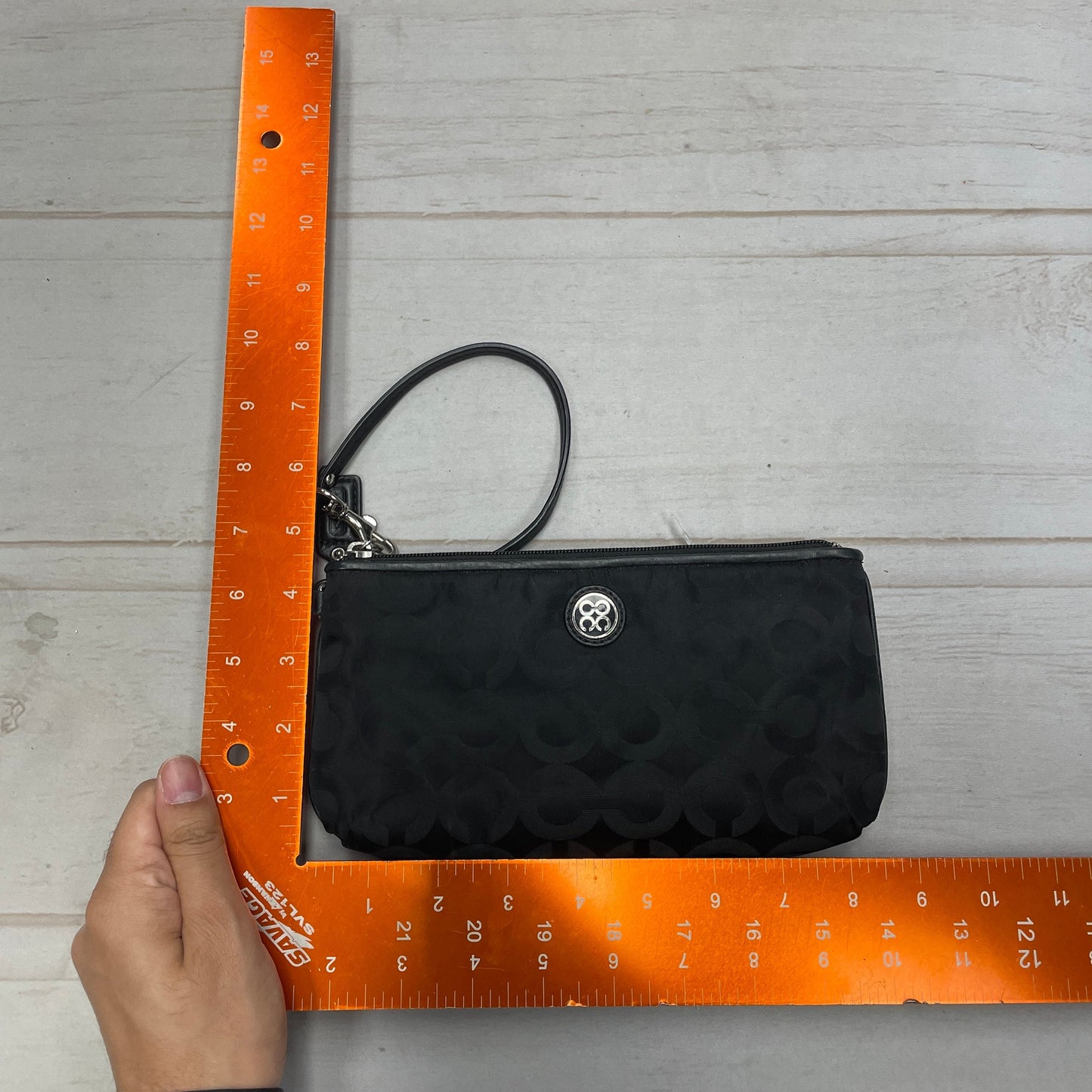 Wristlet Designer By Coach, Size: Medium
