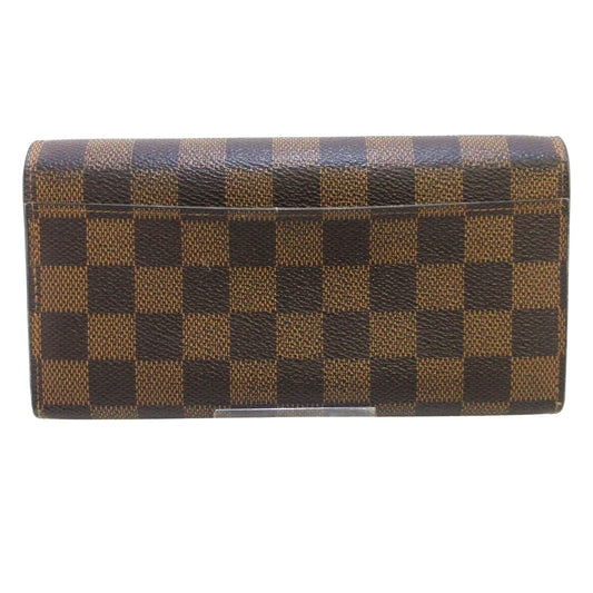 Louis Vuitton Brown Canvas Portefeuille Sarah wallet accessories