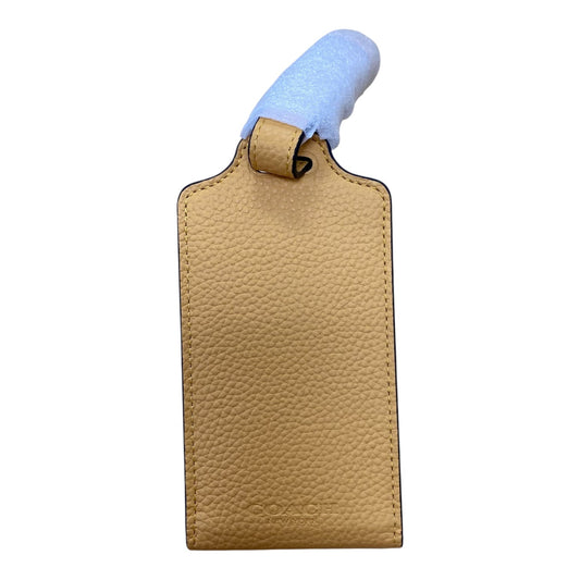 Accessory Designer Tag By Coach In Yellow