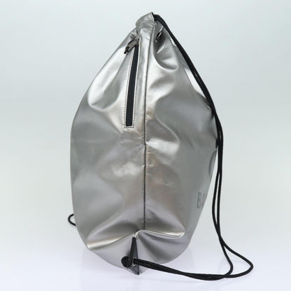 Balenciaga BB Explorer Backpack Nylon Silver 593648 Auth 74772