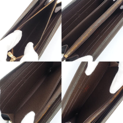 Louis Vuitton Brown Canvas Portefeuille zippy wallet accessories