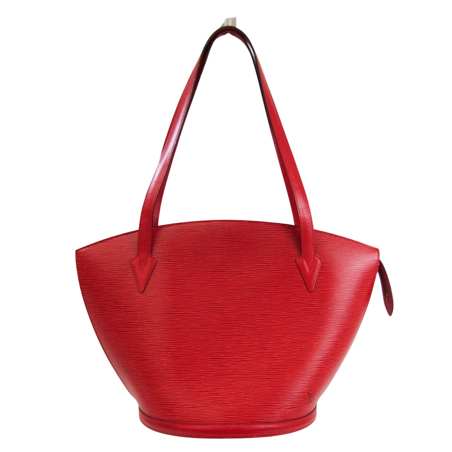 Louis Vuitton Red Leather Saint Jacques handbag bag