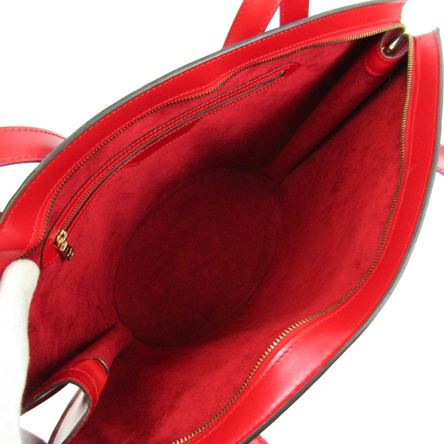 Louis Vuitton Red Leather Saint Jacques handbag bag