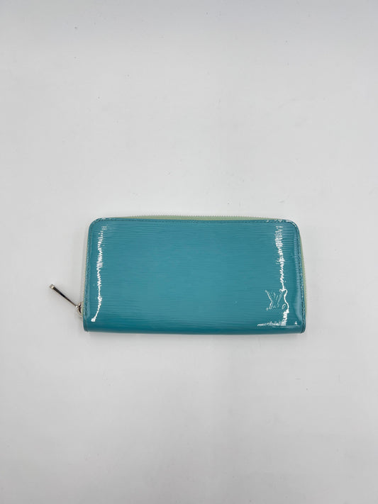 Zippy leather wallet Louis Vuitton Blue in Leather AF998O