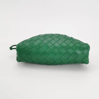 Bottega Veneta Pouch Mini Leather Parakeet Green