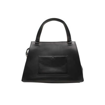 Celine Python & Black Leather Edge Shoulder Bag
