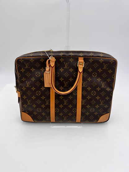 Louis Vuitton LV Monogram Porte-Documents - Brown Briefcases, Bags AG439O