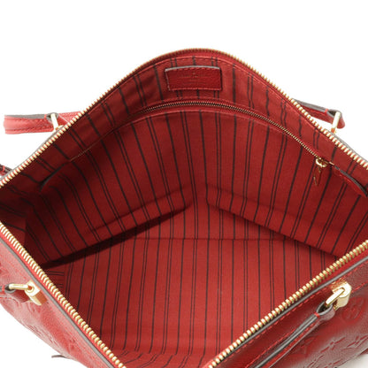 Louis Vuitton Red Canvas Lumineuse shoulder bag