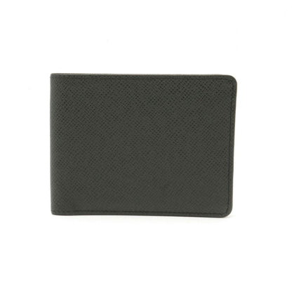 Louis Vuitton Black Leather PORTEFEUILLE MULTIPLE wallet accessories
