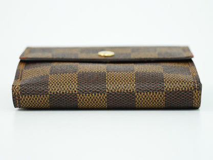 Louis Vuitton Brown Canvas Portefeuille Elise wallet accessories