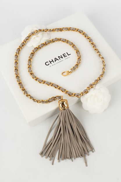 Ceinture en cuir Chanel