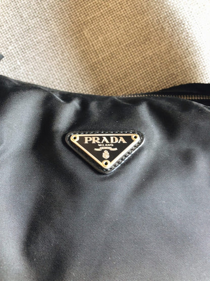 Prada Nylon Black Shoulder Bag