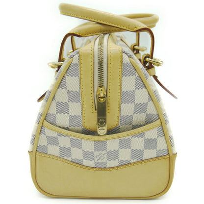 Louis Vuitton White Canvas Berkley handbag bag