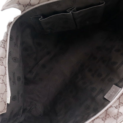 Gucci Gg Imprimé Brown Canvas Tote Bag