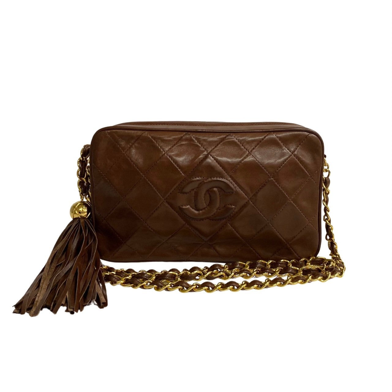 Chanel CC Matelasse Camera Bag  Leather Crossbody Bag in Good condition