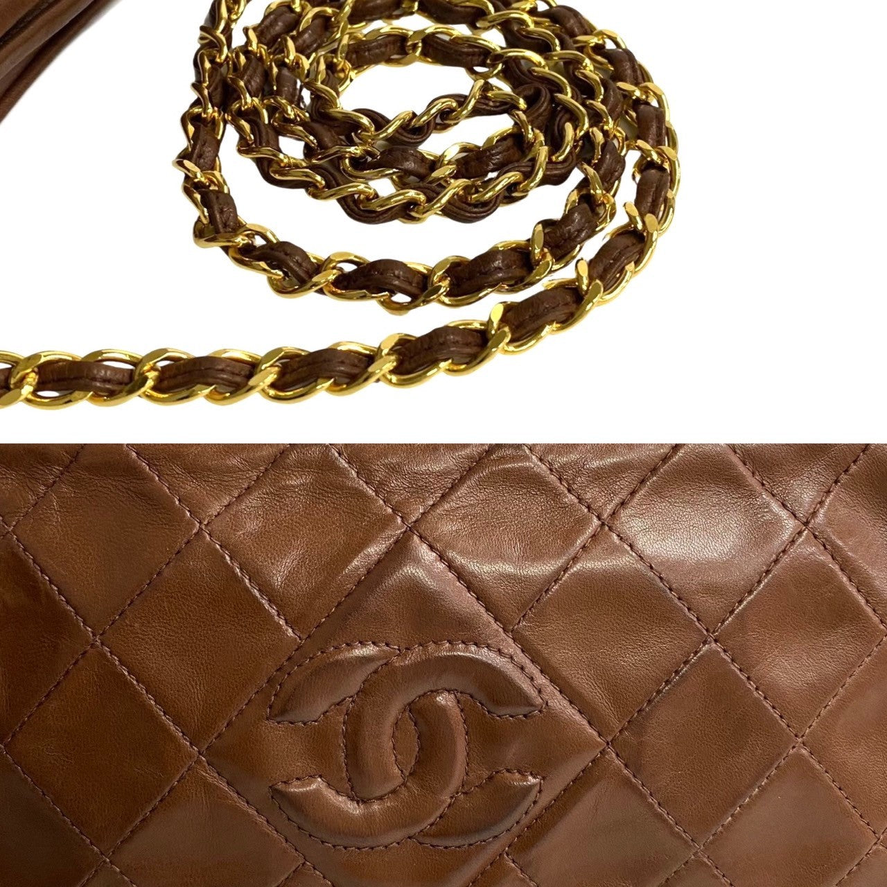 Chanel CC Matelasse Camera Bag  Leather Crossbody Bag in Good condition