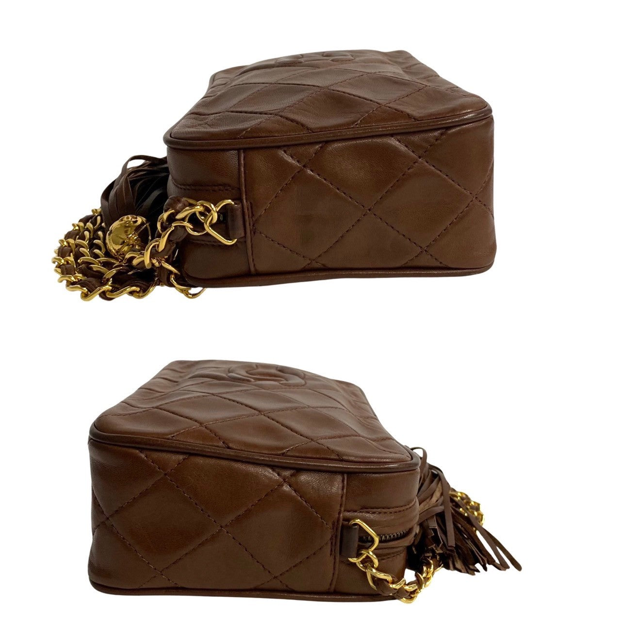Chanel CC Matelasse Camera Bag  Leather Crossbody Bag in Good condition