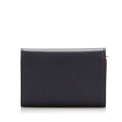 Louis Vuitton Black Leather Capucines wallet accessories