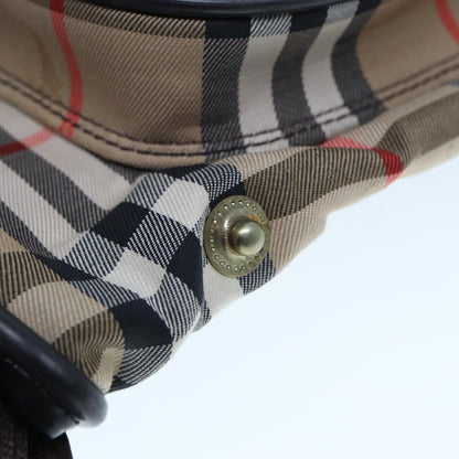 BURBERRYSs Nova Check Garment Cover Canvas Beige Brown Auth 75841