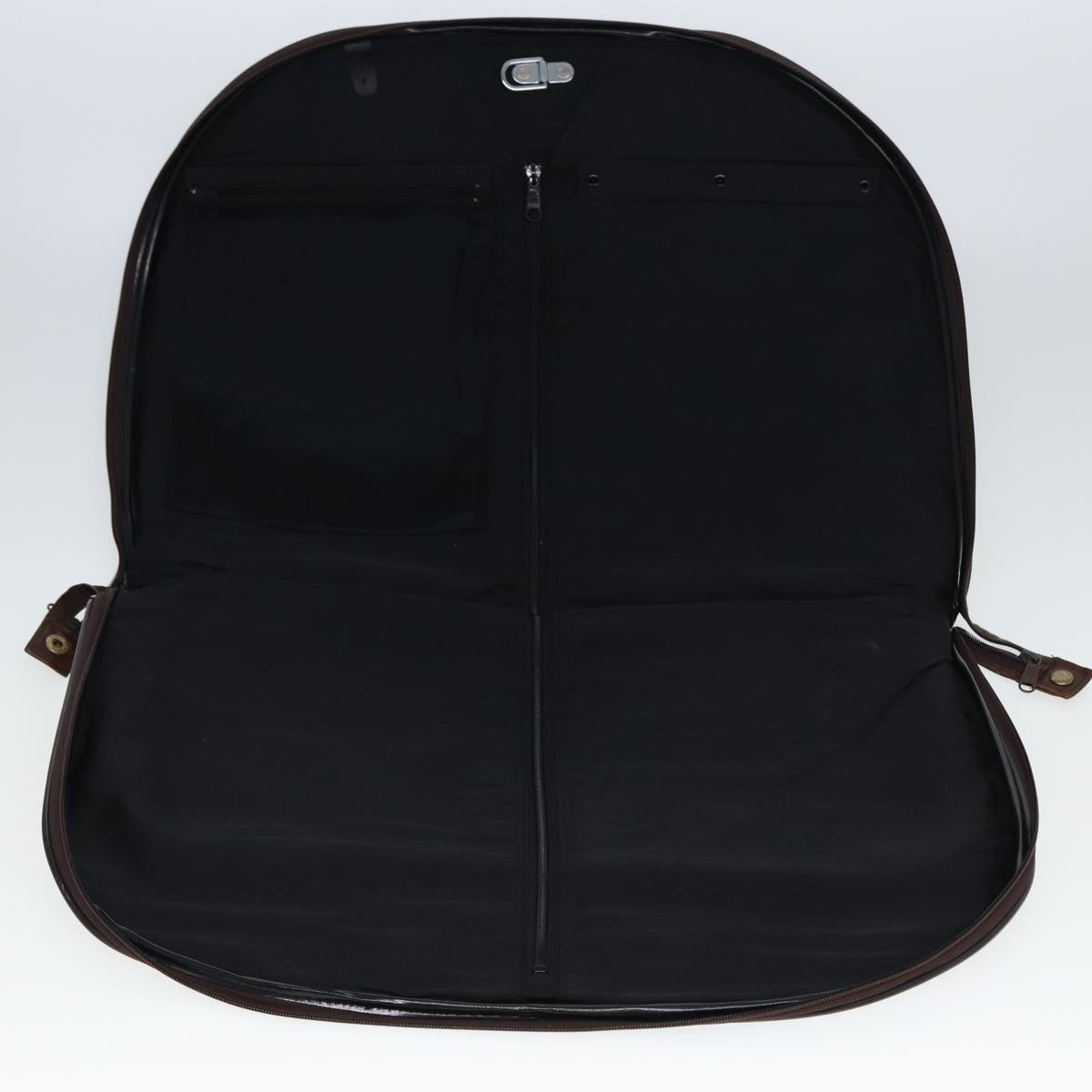 BURBERRYSs Nova Check Garment Cover Canvas Beige Brown Auth 75841