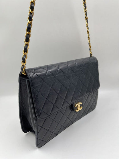 Vintage Navy Chanel Flap Bag