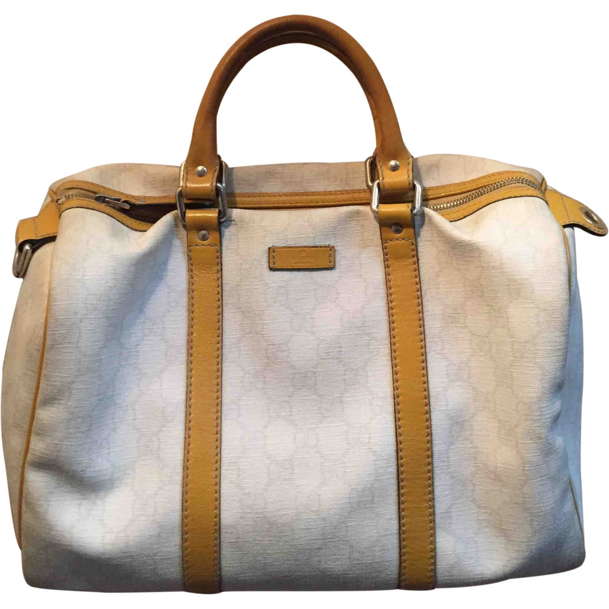 Gucci white cloth handbag