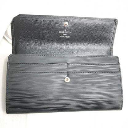 Louis Vuitton Black Leather Sarah wallet accessories