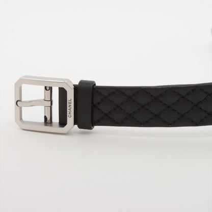 Chanel boyfriend H6955 SS x leather QZ silver sign plate