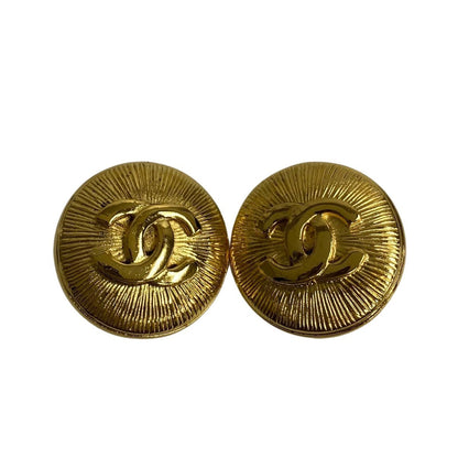 CHANEL Earring Gold Plated gold
